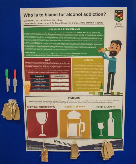 Claire Melia - School of Psychology - Who is to blame for alcohol addiction?